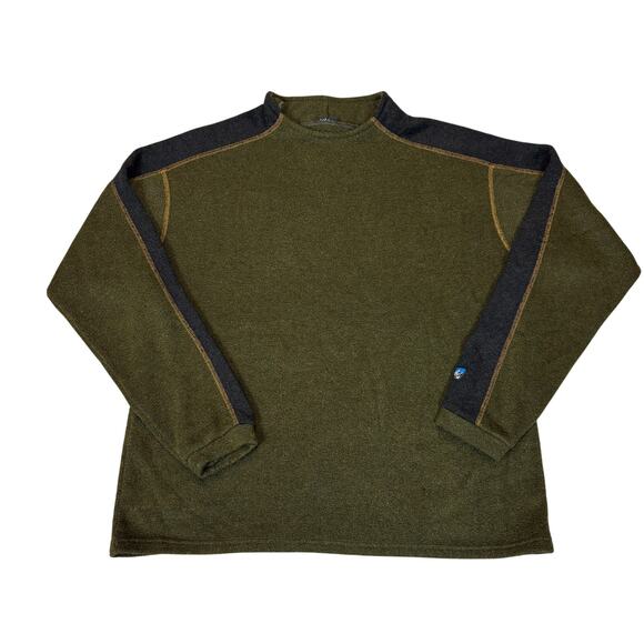 Kuhl Alfpaca Fleece Mock Neck Sweater Men's XL Gorpcore - Picture 1 of 10